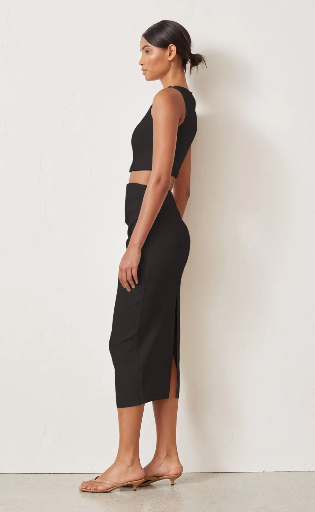 Bec & Bridge Raphaela Top and Skirt Set Black Size 6 for rent on The Volte - main image