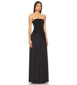Lovers and Friends Alice Strapless Gown Black Size S/AU 8 for rent on The Volte - image 2