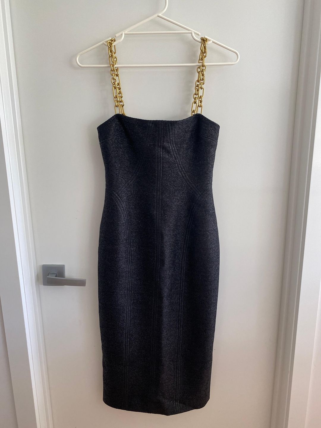 Manning Cartell Neo Midi Dress Black Size 8  for rent on The Volte - main image