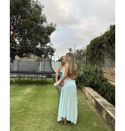 Natalie Rolt Anastasia Maxi Dress Blue Size 2 / AU 10 for rent on The Volte - image 4