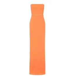 Alex Perry Cassidy Strapless Column Gown Orange Size 8 for rent on The Volte - image 3