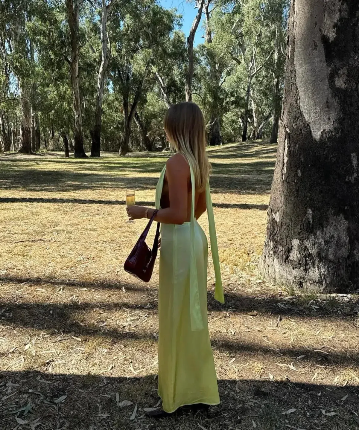 Amaia The Label Piper Dress Melon Green XS  for rent on The Volte - main image