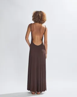 One Mile Sammy Maxi Dress Brown Size 6 for rent on The Volte - image 3