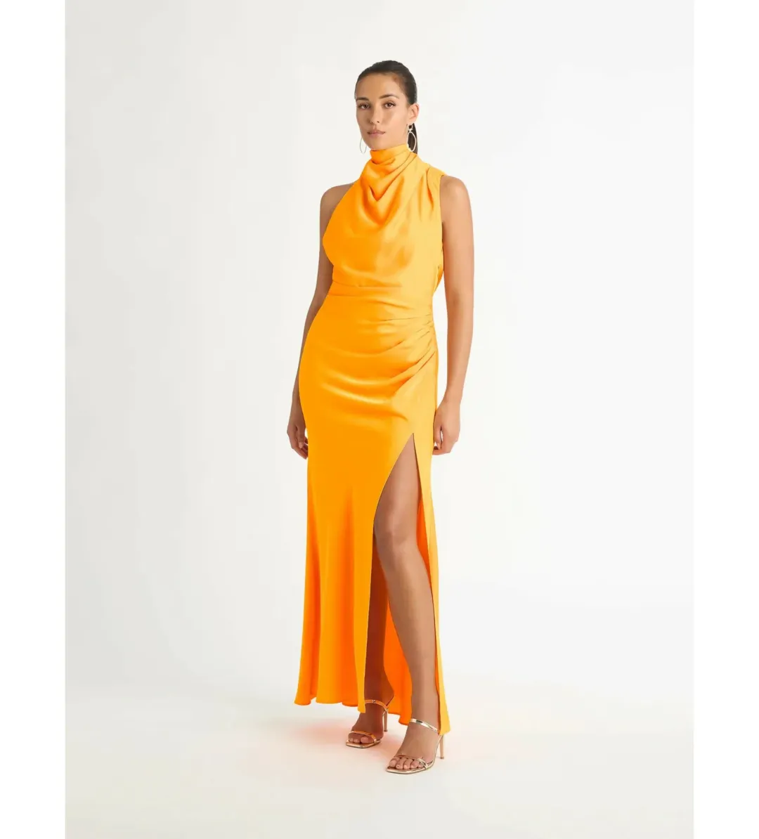 Sheike Venus Maxi Dress in Orange Size 6 for rent on The Volte - main image