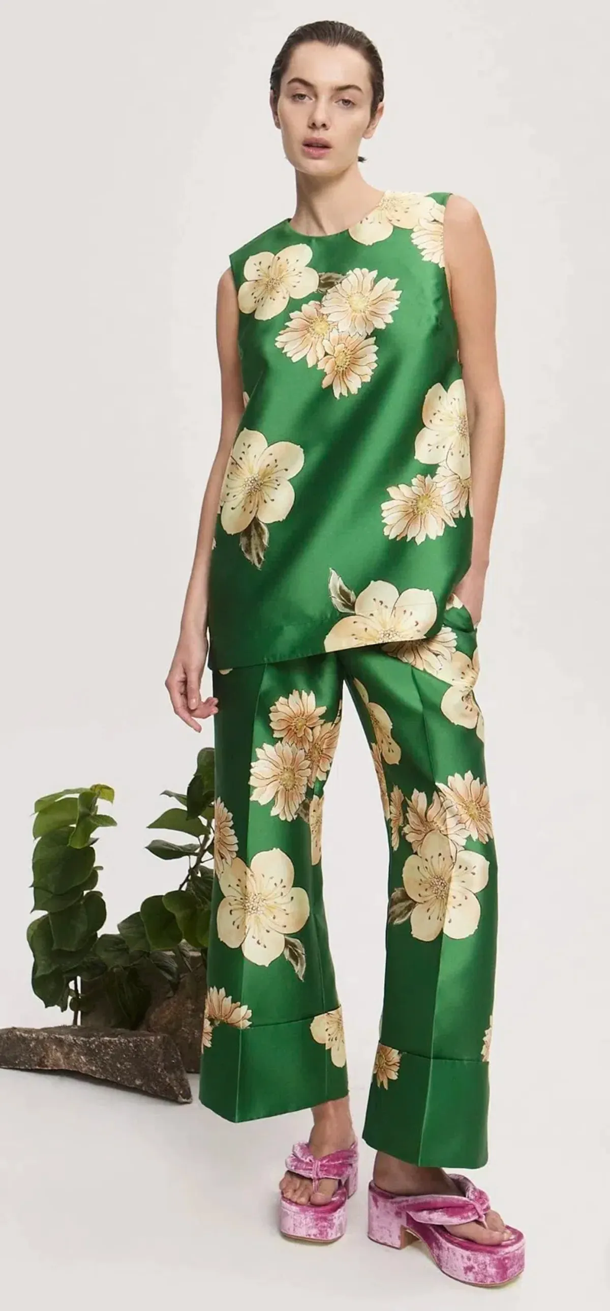 Alemais Sage Pant & Top Size 8 for rent on The Volte - main image