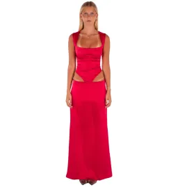 I Am Delilah Valerie Set Cherry Size XS / AU 6 for rent on The Volte - image 1