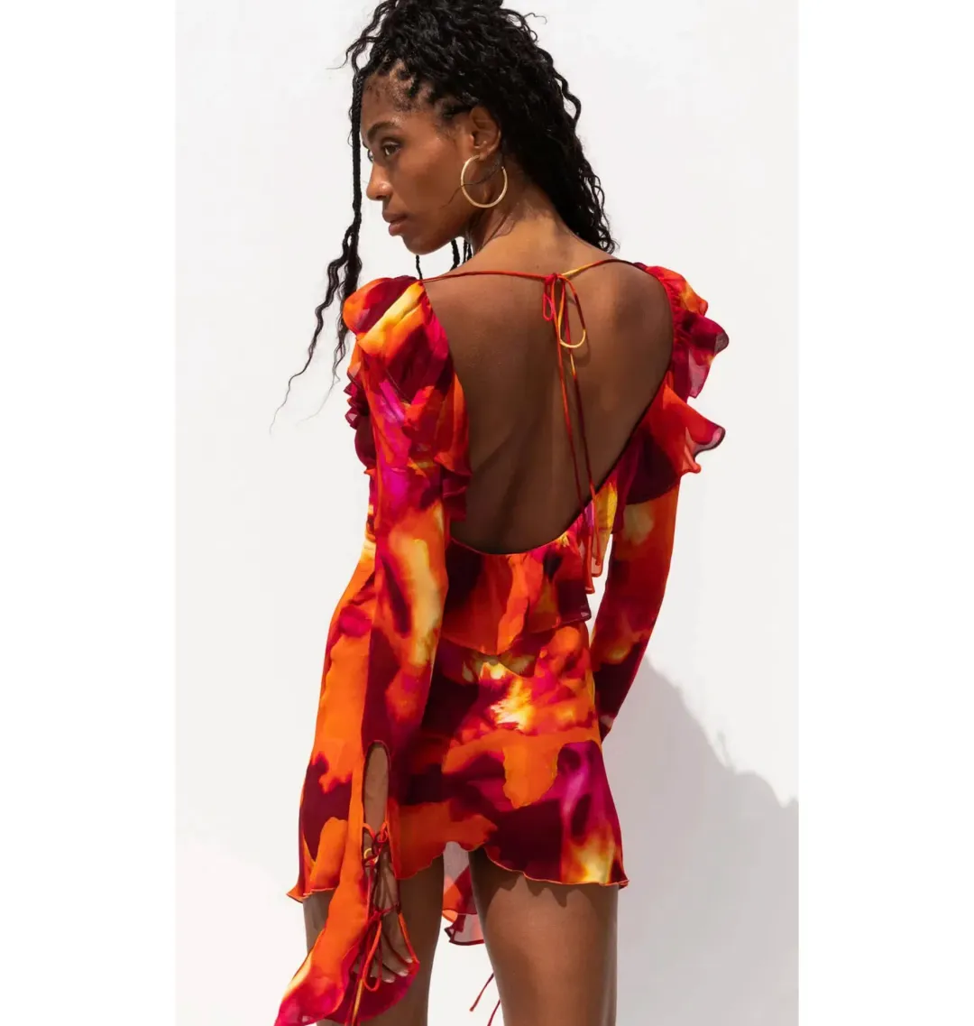 Rat & Boa Dali Dress Multi Size XS / AU 6 for rent on The Volte - main image
