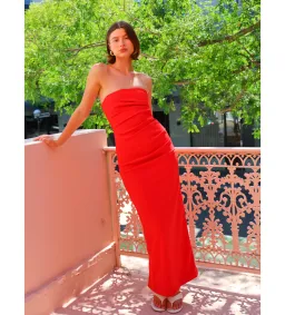 By Nicola Naomi Dress Cherry Size 8 for rent on The Volte - image 1