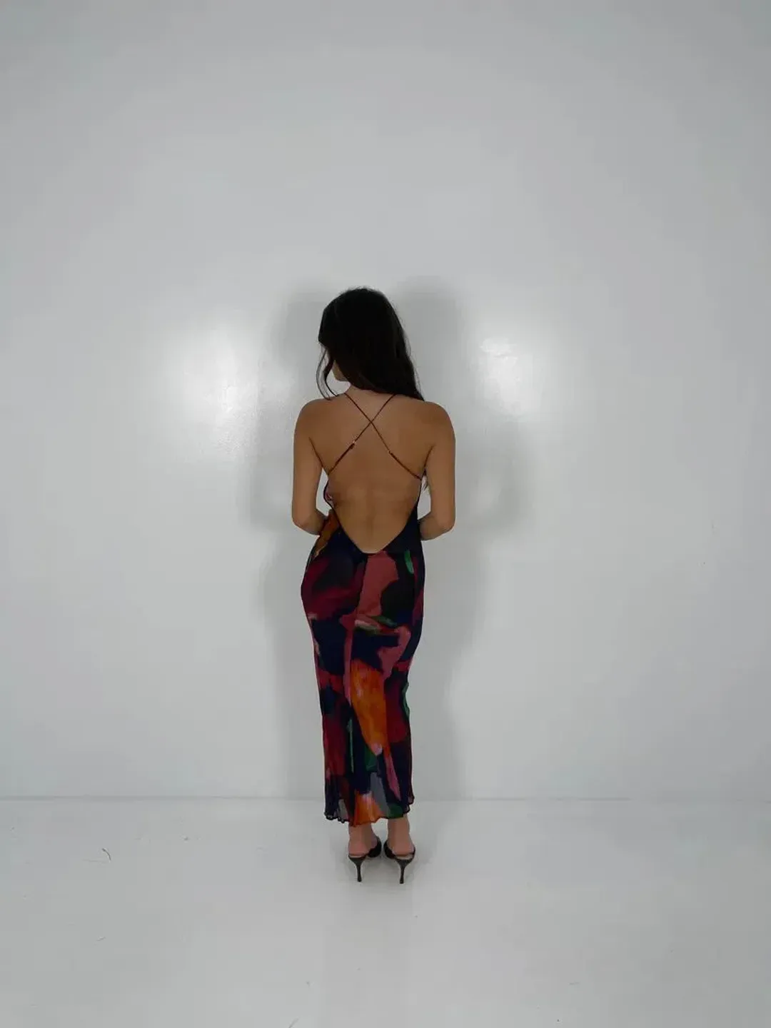 Rat And Boa Paola Slip Dress in Floral Size S/AU8 for rent on The Volte - main image