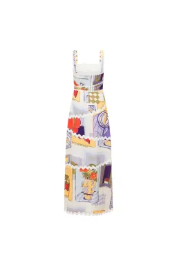 Zaco Capricci Dress Villagio Purple Maxi Size AU 6 for rent on The Volte - image 6