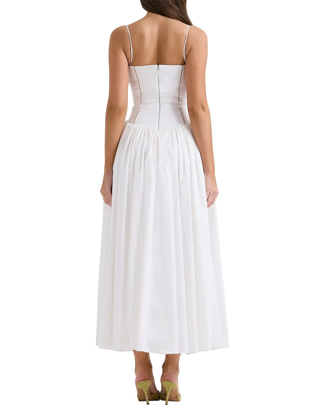 House of CB Ysabella Dress White Size 8/S for rent on The Volte - main image
