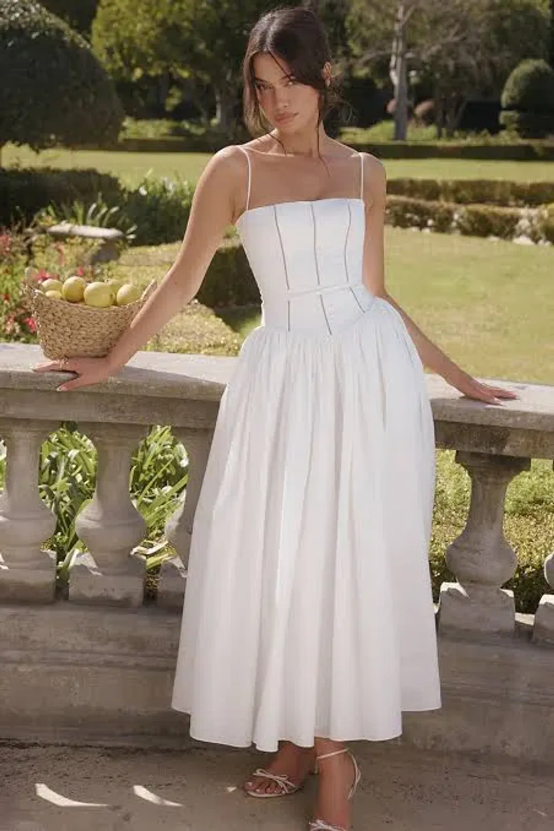 House of CB Ysabella Dress White Size 8/S for rent on The Volte - main image