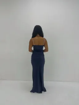 Natalie Rolt Cecilia Gown Maxi Navy Size AU 8 for rent on The Volte - image 3