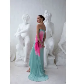 L'idée Biscous Strapless Gown Hibiscus Verde Size S / AU 8 for rent on The Volte - image 2