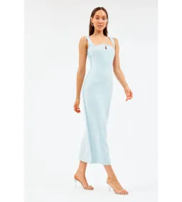 Paris Georgia Diamond Dress Mineral Blue Size M / AU 10 for rent on The Volte - image 1