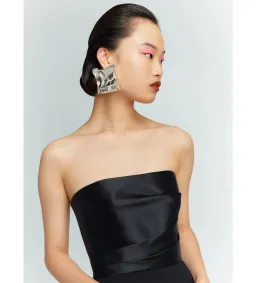 Solace London Afra Maxi Dress in Black Size 8 for rent on The Volte - image 4