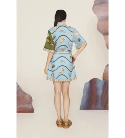 Alemais Bath House Mini Dress Size AU 8 for rent on The Volte - image 2