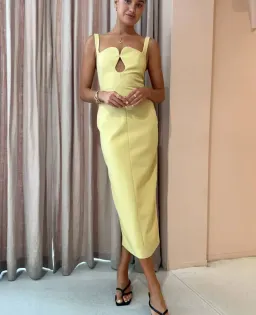 Camilla And Marc Brixton Dress Mustard Yellow Size 8 for rent on The Volte - image 1