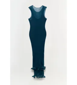 SIMKHAI Daniella Sleeveless Midi dress in Celestial Size 8/S for rent on The Volte - image 4