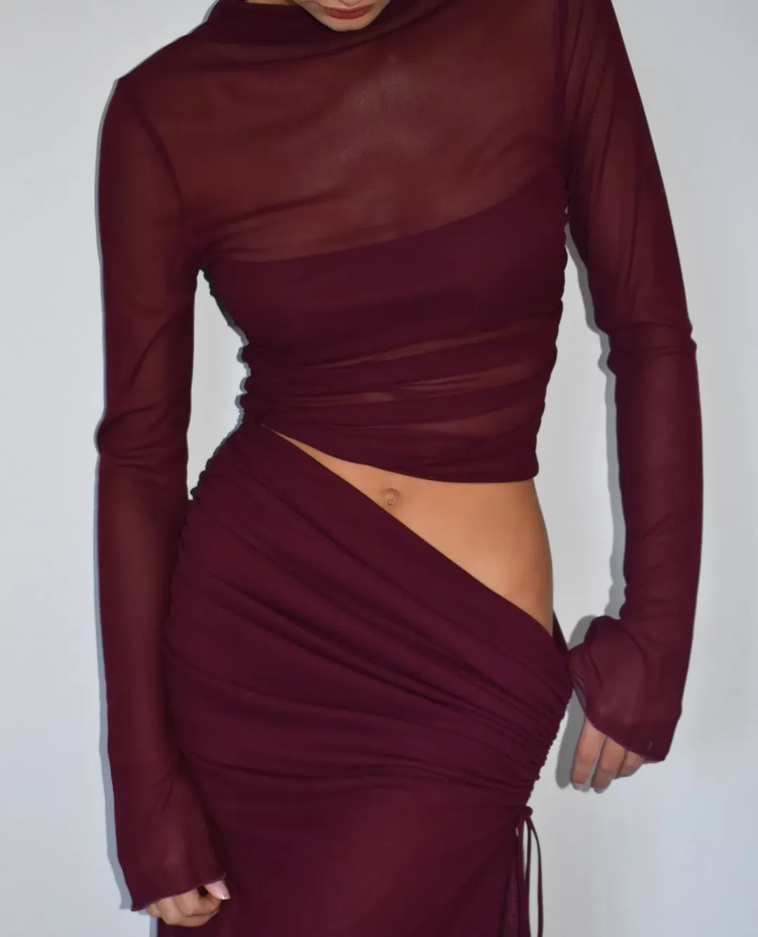 Benni Mable Maxi Dress Plum Size 10 for rent on The Volte - main image