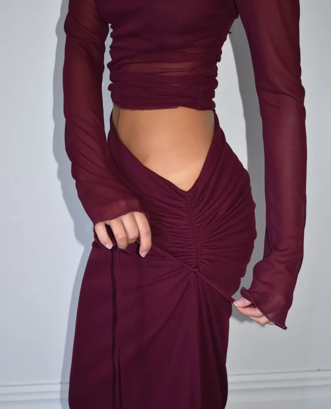 Benni Mable Maxi Dress Plum Size 10 for rent on The Volte - main image