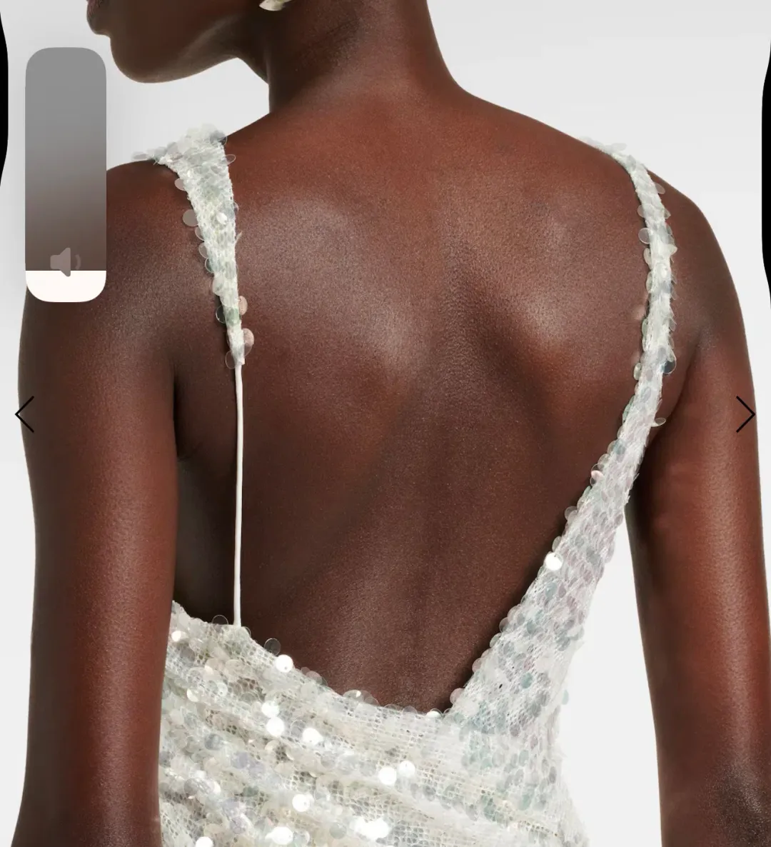 Christopher Esber Opaline Sequin Mini Dress Size AU 6 for rent on The Volte - main image