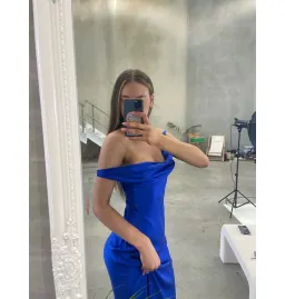 Natalie Rolt Monika Gown Electric Blue Size 0 / AU 6 for rent on The Volte - image 1