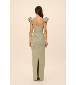Rachel Gilbert Kalina Gown in Sage Size 4/AU14 for rent on The Volte - image 2