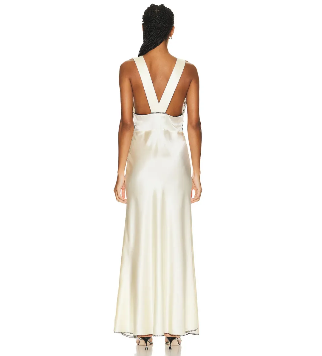 Sir The Label Aries Cut Out Gown – Cream, Size 8 for rent on The Volte - main image