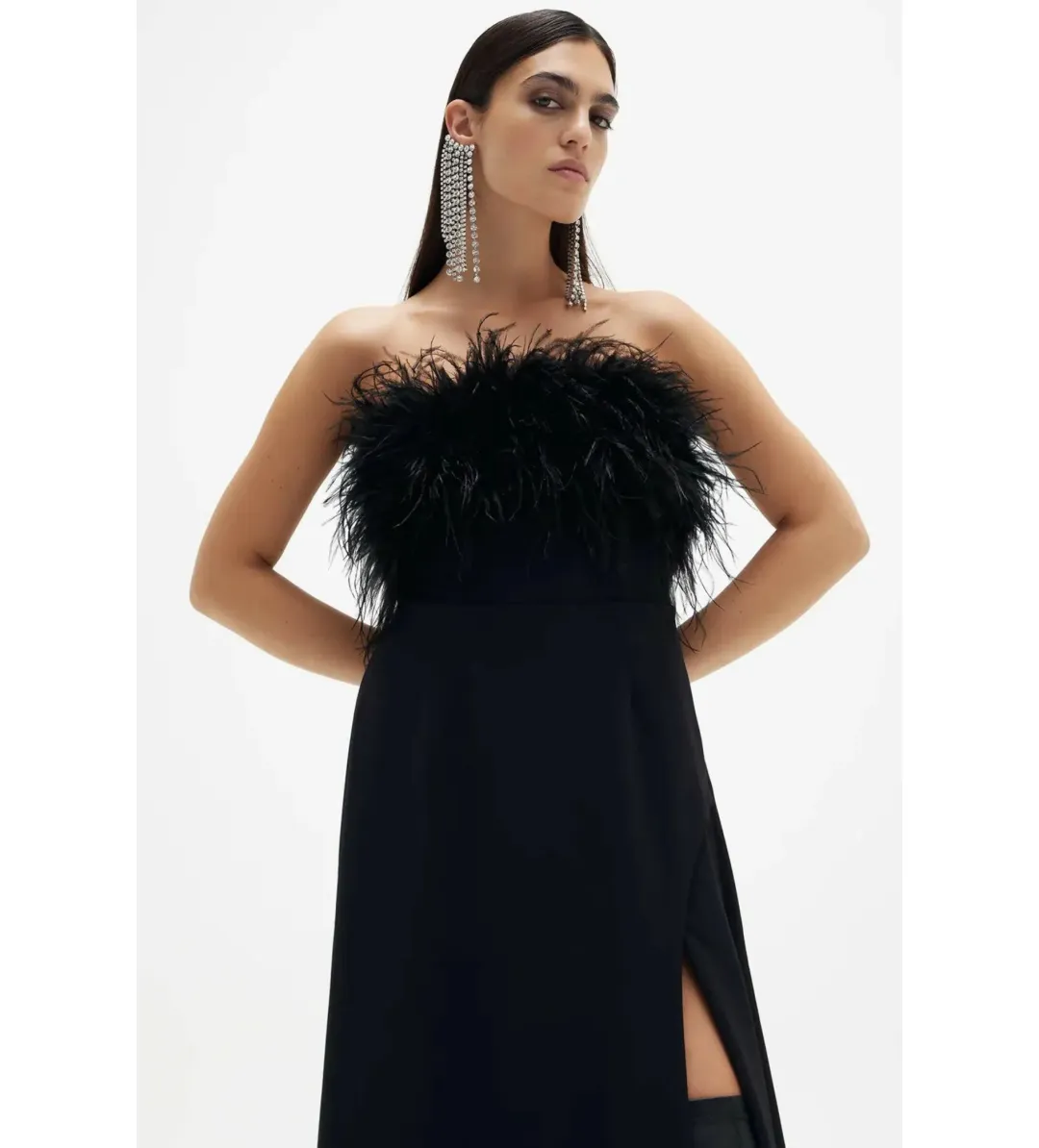 Rachel Gilbert Linc Gown Black Size 2/AU 10 for rent on The Volte - main image