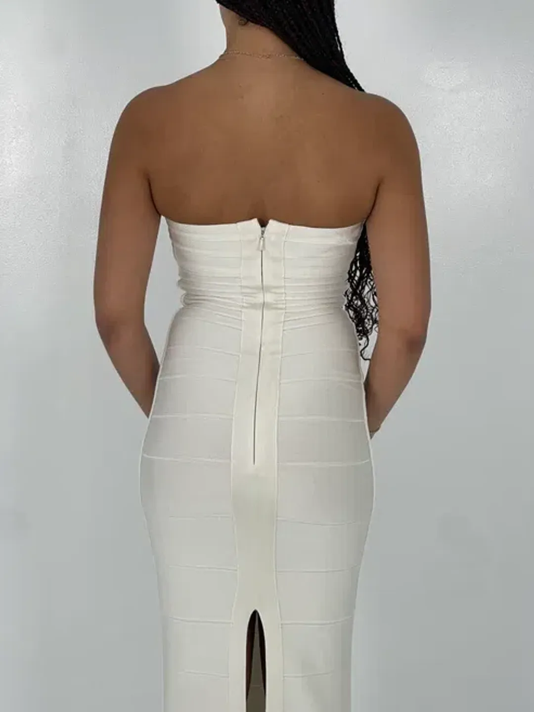 Herve Leger White Bandage Gown Size S / AU 8 for rent on The Volte - main image