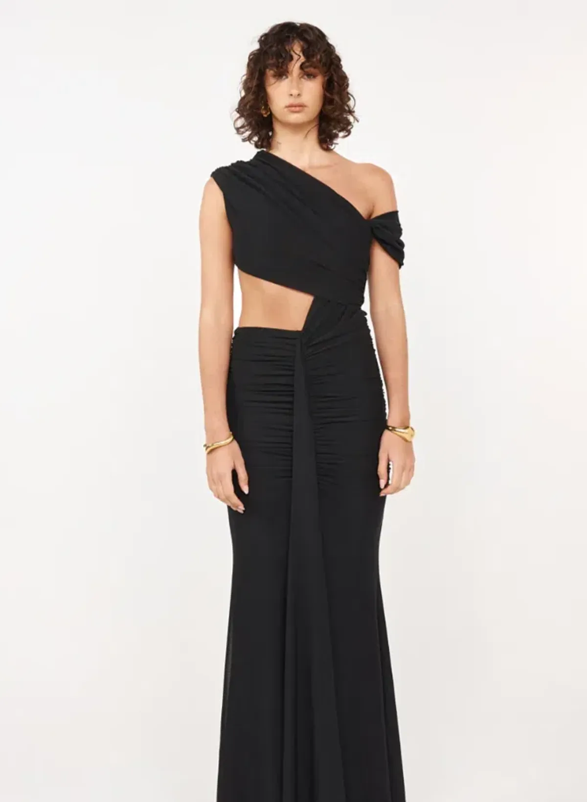 She Is Olla Zimi Dress Maxi Black Size AU 12 for rent on The Volte - main image