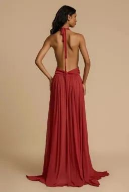 Arcina Ori Florence Dress Red Size XS/Shortened for rent on The Volte - image 2