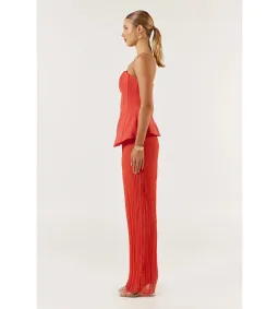 She is OLLÁ Marcelle Maxi Dress Red Size M/AU 10 for rent on The Volte - image 4