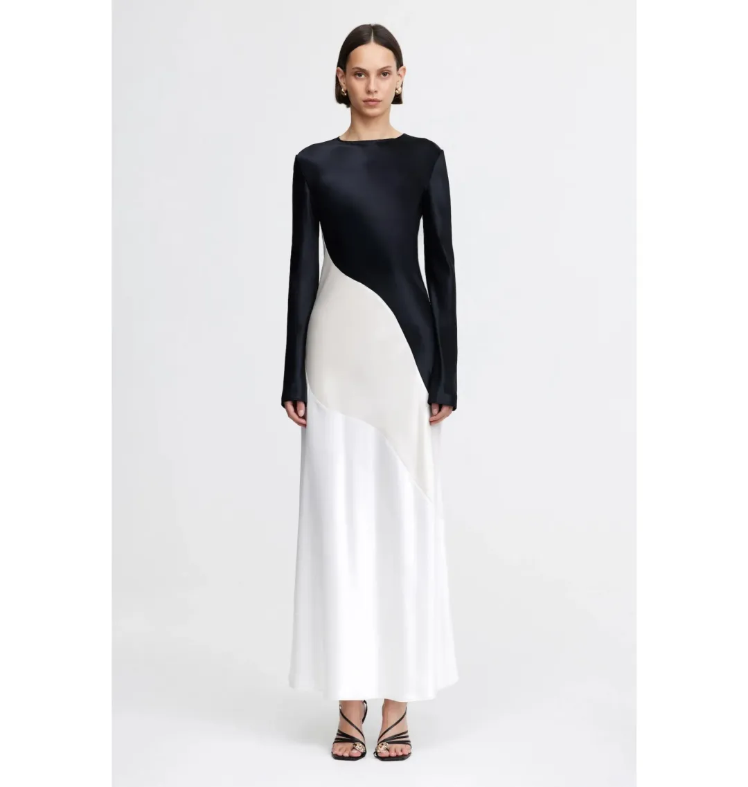 Acler Brockworth Midi Dress in Pearl Mix Size AU 10 for rent on The Volte - main image