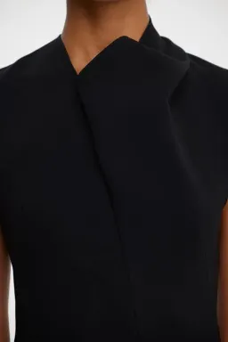 Acler Warfield Mini Dress Black Size AU 14 for rent on The Volte - image 3