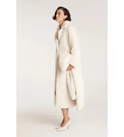 Perri Cutten The Shag Coat Ecru One Size M/AU 10  for rent on The Volte - image 2