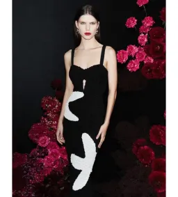 Rebecca Vallance Kiyo Bralette Midi Dress in Black Size AU 4  for rent on The Volte - image 2