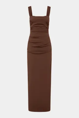 Sir The Label Dahlia Balconette Dress Brown Size 0/Au 6  for rent on The Volte - image 3