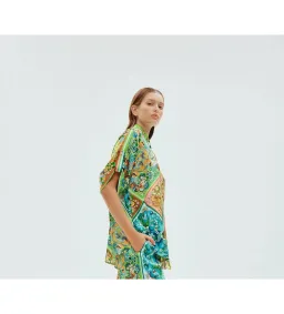Alemais Dreamer Shirt Multi Print Size AU 6 for rent on The Volte - image 3