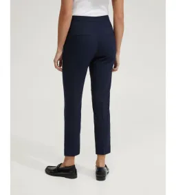 Oxford Charla Wool Stretch Suit Pants in Navy Size 14 for rent on The Volte - image 4