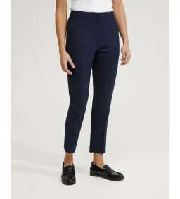 Oxford Charla Wool Stretch Suit Pants in Navy Size 14 for rent on The Volte - image 3