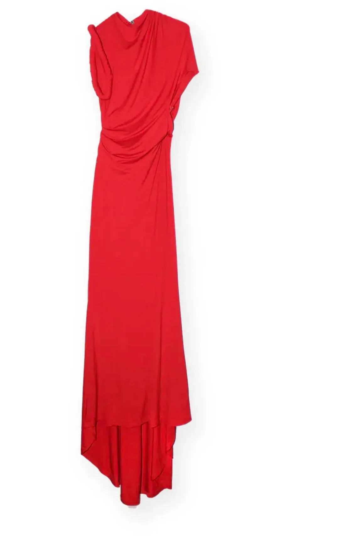 Kourh NEON MAXI DRESS | RED - Size small for rent on The Volte - main image