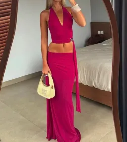 Ance Gria Sardinia Set Raspberry Size 8 for rent on The Volte - image 2