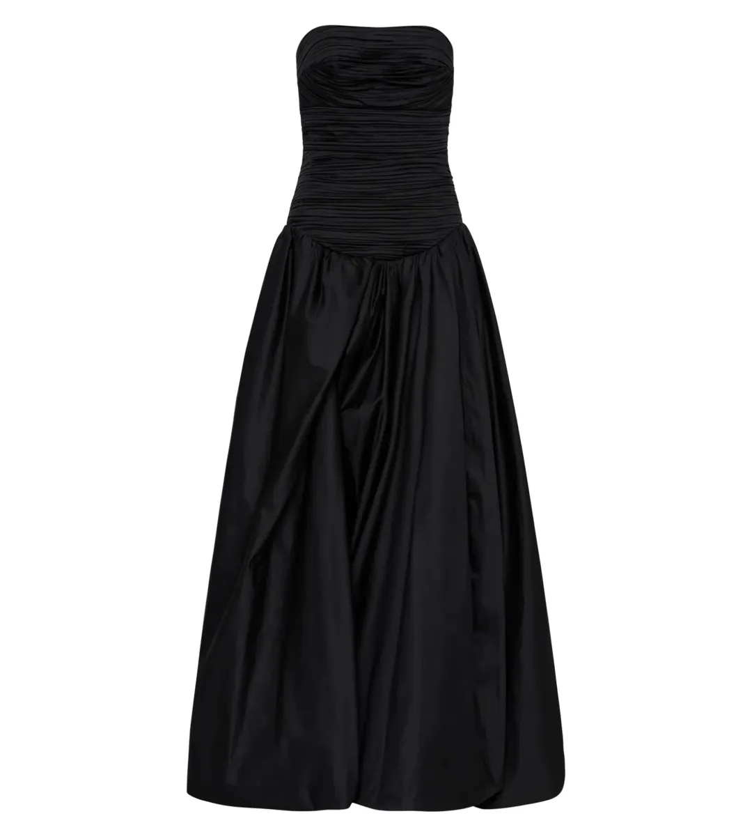 Aje Violette Bubble Hem Maxi in Black Size AU 4 for rent on The Volte - main image