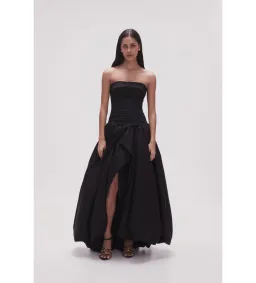 Aje Violette Bubble Hem Maxi in Black Size AU 8 for rent on The Volte - image 3