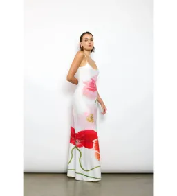 With Harper Lu Poppy Low Back Maxi in White Size Small/ AU 8  for rent on The Volte - image 2