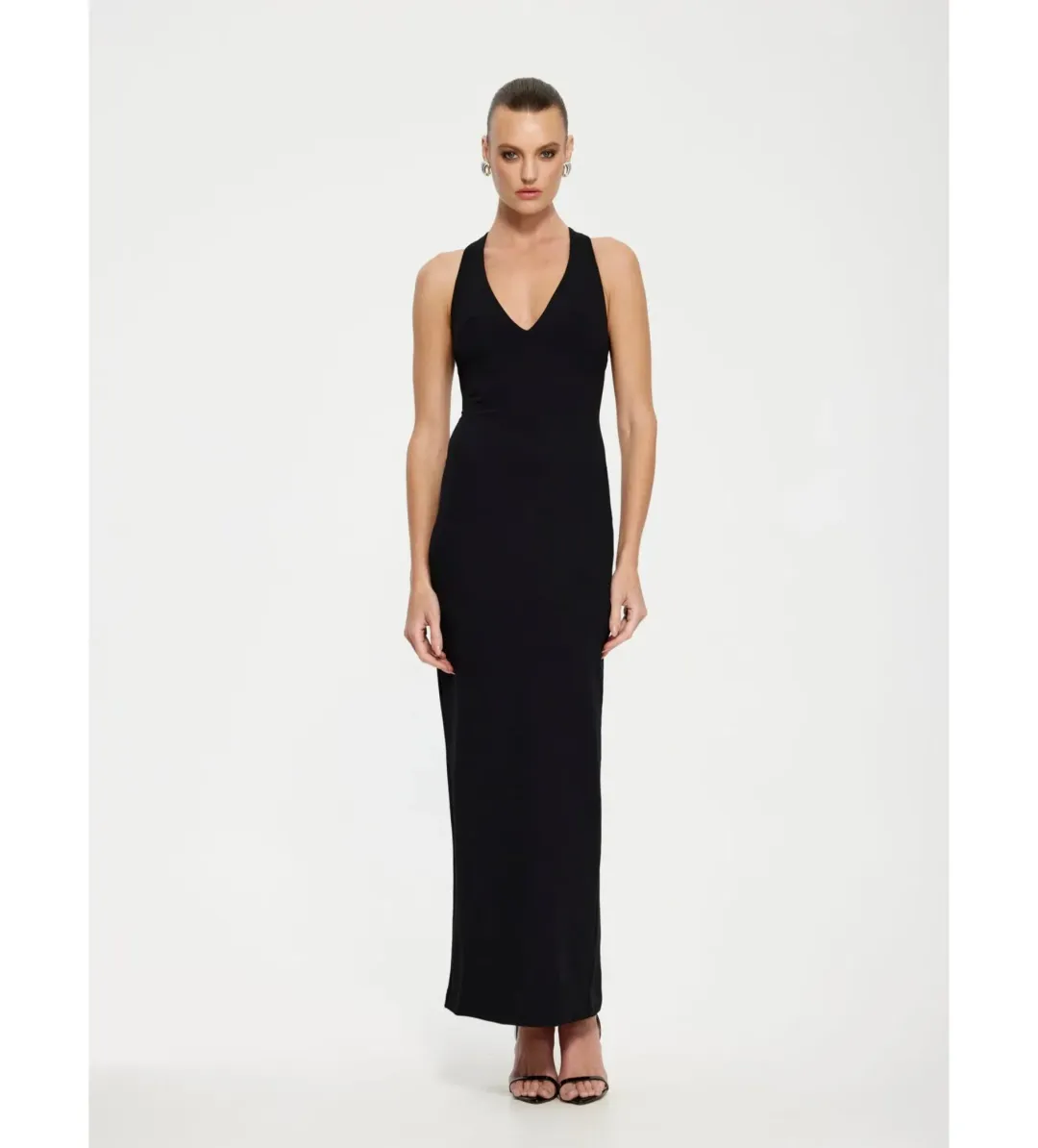 Effie Kats Black Eiza Gown in Black Size Medium/ AU 10  for rent on The Volte - main image