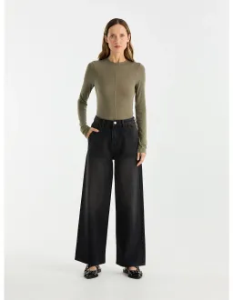 Ena Pelly Rhose Embellished Jean Washed Black Size Size 10/M for rent on The Volte - image 1