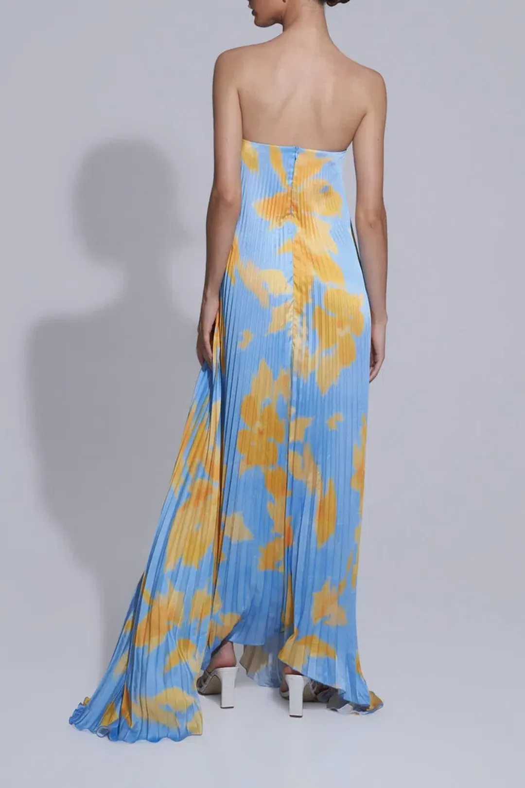 L'Idée Black Tie Jardin Maxi  Dress Blue Size 12 for rent on The Volte - main image